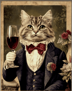 A Toast by a Fine Cat Gentleman