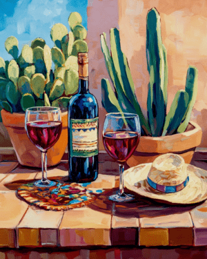 Southwest Wine Still-Life