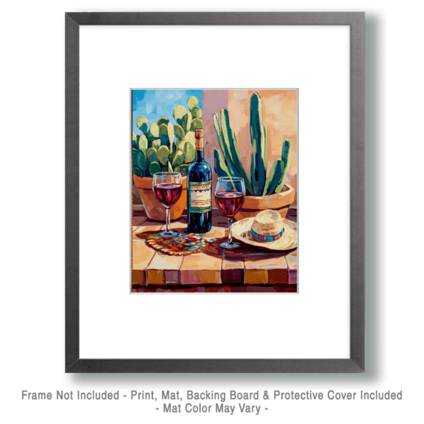 Southwest Wine Still-Life Art