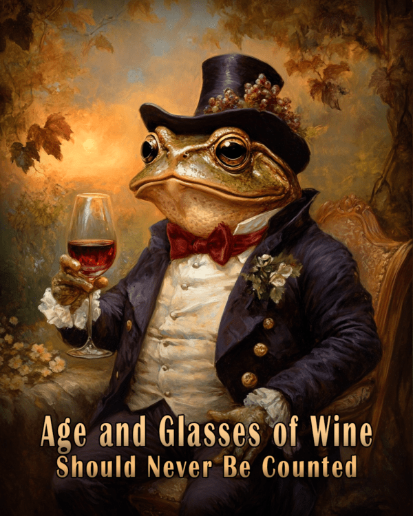 Age and Glasses of Wine