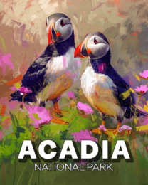 Puffins in Springtime