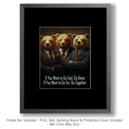 Go Together Motivational Wall Art Print