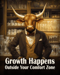 Growth Happens Motivational Wall Art