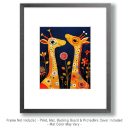 Giraffes #4 Art