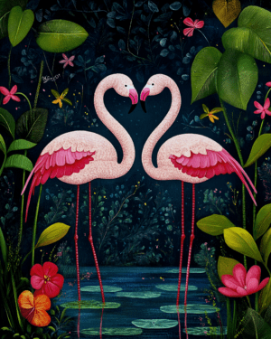 Pink Flamingos #1