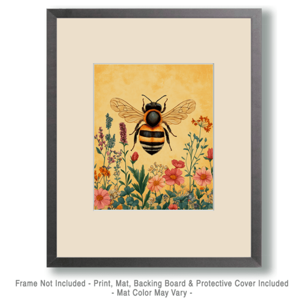 Single Honeybee Art