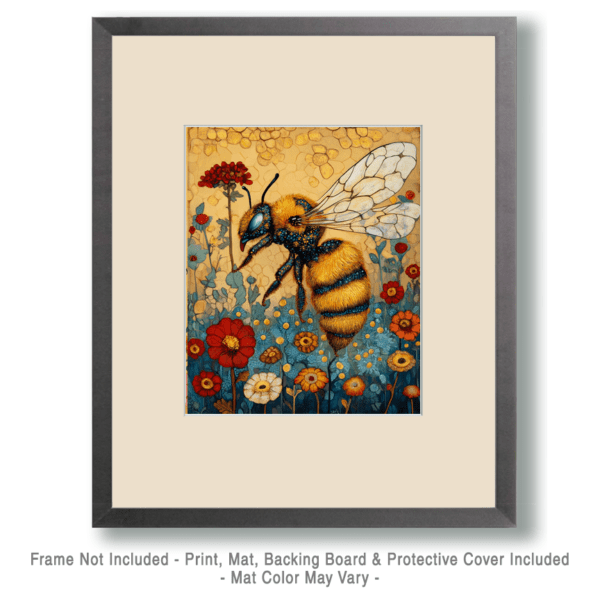 Folksy Honeybee Art