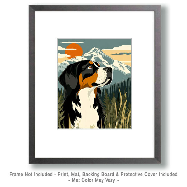 Noble Bernese Mountain Dog Art