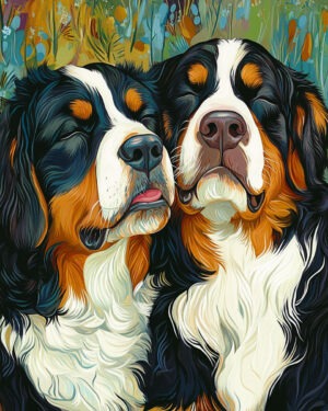 Bernese Mountain Dog Friends