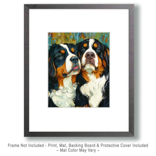 Bernese Mountain Dog Friends Art