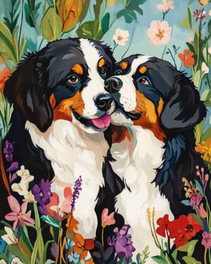 Bernese Mountain Dog Buddies