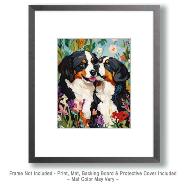 Bernese Mountain Dog Buddies Art