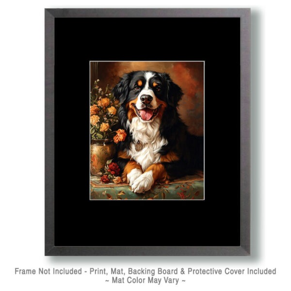 Bernese Mountain Dog by Vase Art