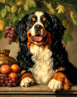 Antique Style Bernese Mountain Dog