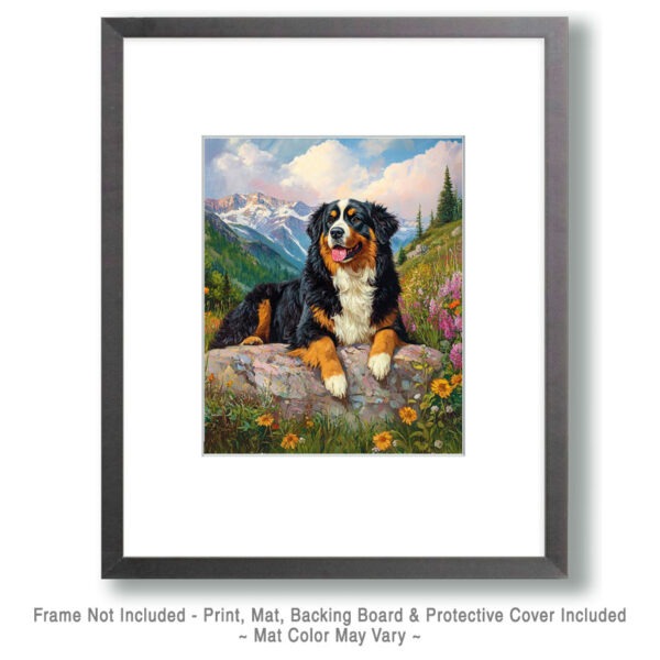 Bernese Mountain Dog Relaxing Art