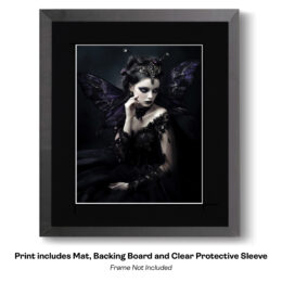 Vila the Slavic Fairy in Mourning art print