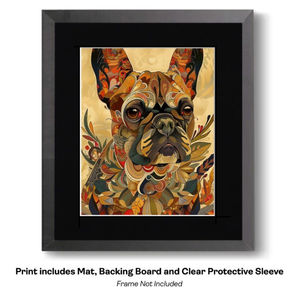 Art Nouveau French Bulldog