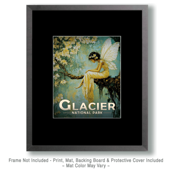 Glacier National Park - Sad Fairy Art