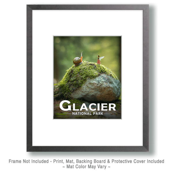 Glacier National Park - Fairy Meets Snail Art