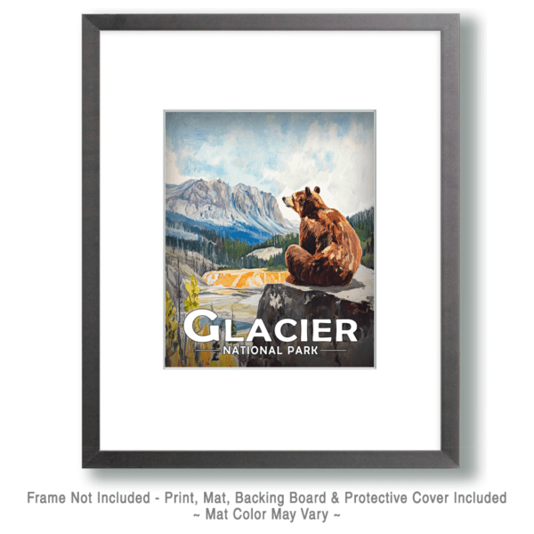 Glacier National Park - Sitting Bear Art