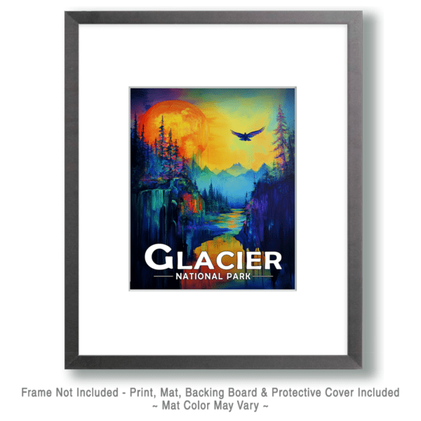 Glacier National Park - Flying High Art