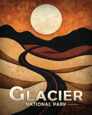 Glacier National Park - Seventies Style Road