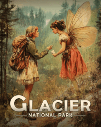 Glacier National Park - Fairy Giving Directions