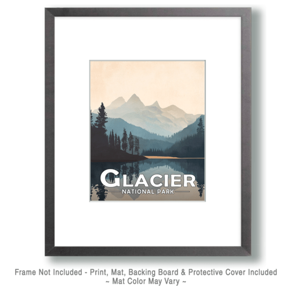 Glacier National Park - Middle Fork Flathead River Art