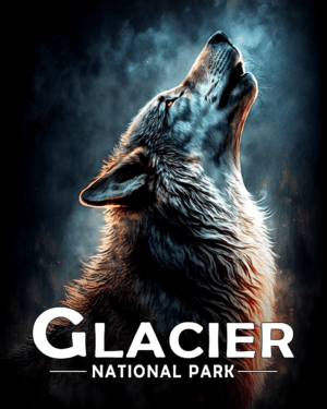 Glacier National Park - Howling Wolf