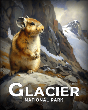 Glacier National Park - Alert Pika