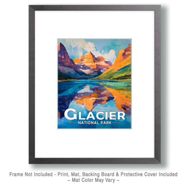 Glacier National Park - Mary Lake Art