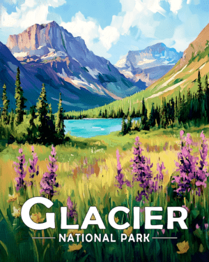 Glacier National Park - Avalanche Lake Lupines