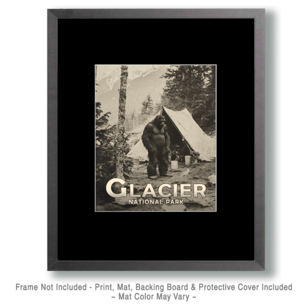 Glacier National Park - Sasquatch Camp Art