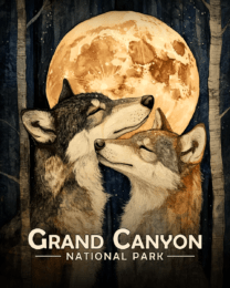 Grand Canyon National Park - Wolves in Love