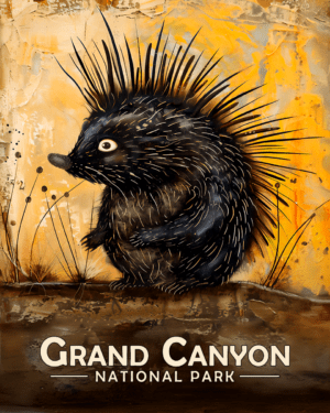 Grand Canyon National Park - Folk Art Porcupine