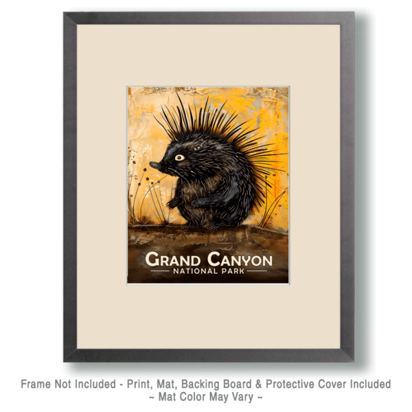 Grand Canyon National Park - Folk Art Porcupine Art