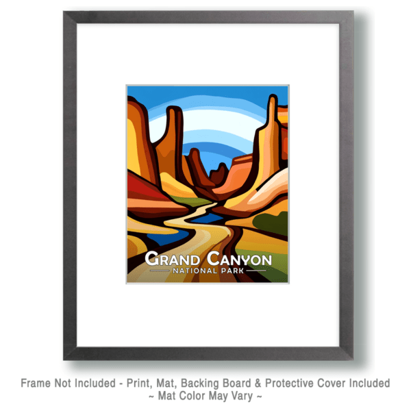 Grand Canyon National Park - Abstract Canyonland Art