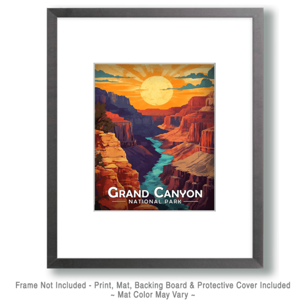 Grand Canyon National Park - Colorado River Sunrise Art