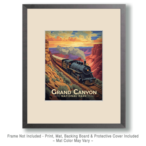 Grand Canyon National Park - Grand Canyon Railway Art