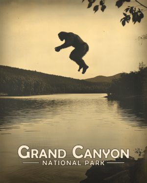 Grand Canyon National Park - Bigfoot Jumping in Colorado River