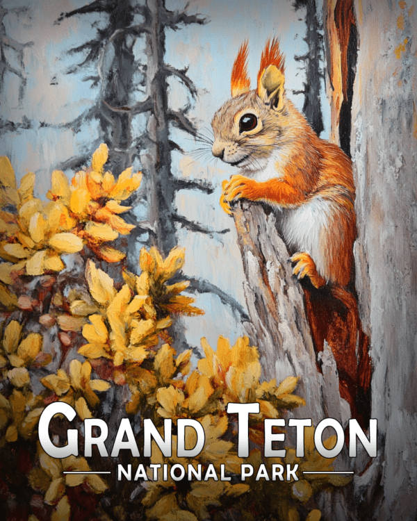 Grand Teton National Park - Red Squirrel