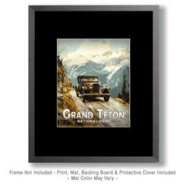 Grand Teton National Park - High Mountain Ride Art