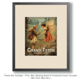 Grand Teton National Park - Fairy Giving Directions Art