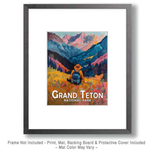 Grand Teton National Park - Mountain Solitude Art