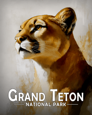 Grand Teton National Park - Proud Mountain Lion