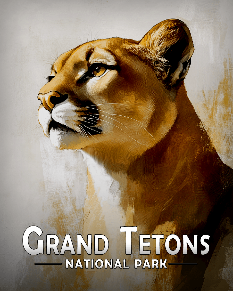 Grand Teton National Park - Proud Mountain Lion