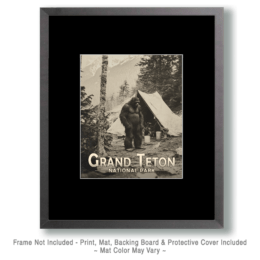 Grand Teton National Park - Sasquatch Camp Art