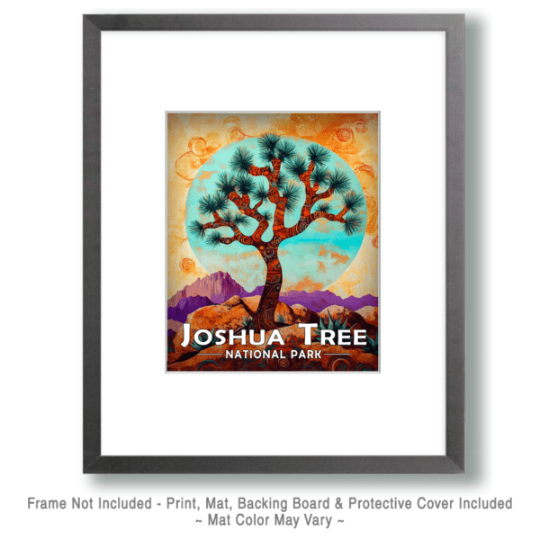 Joshua Tree National Park - BOHO Tree and Moon Art