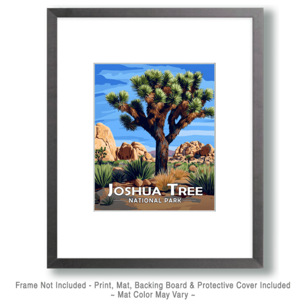 Joshua Tree National Park - Lone Joshua Tree Art