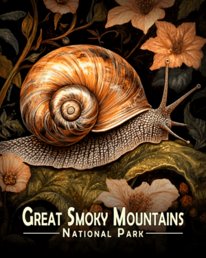 Great Smoky Mountains - Snail in Forest